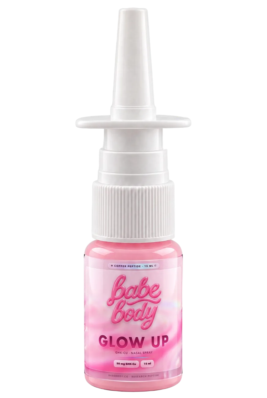 Babe Body Glow Up nasal spray render