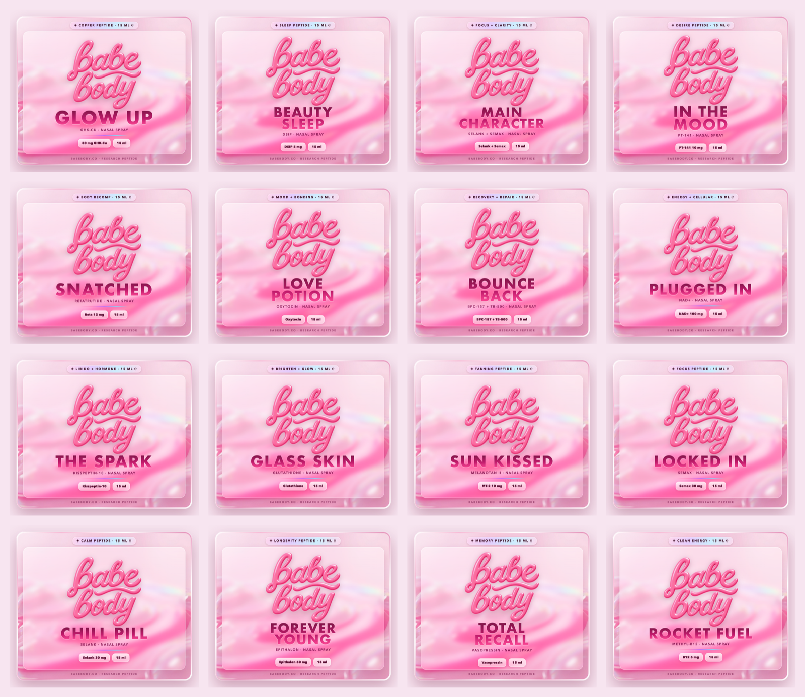 Babe Body full product range