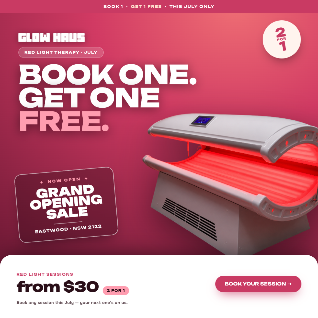 Glow Haus ad