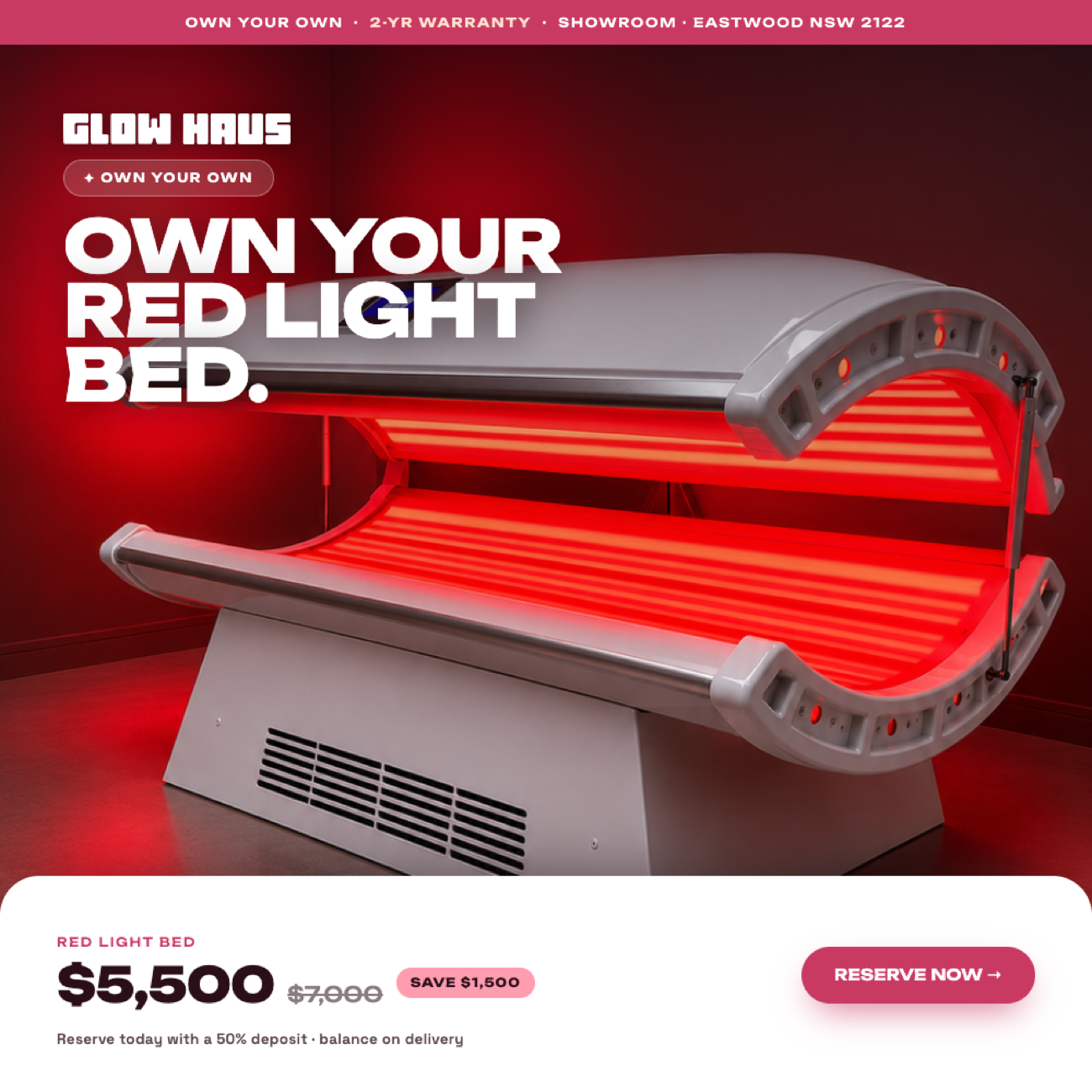 Glow Haus ad