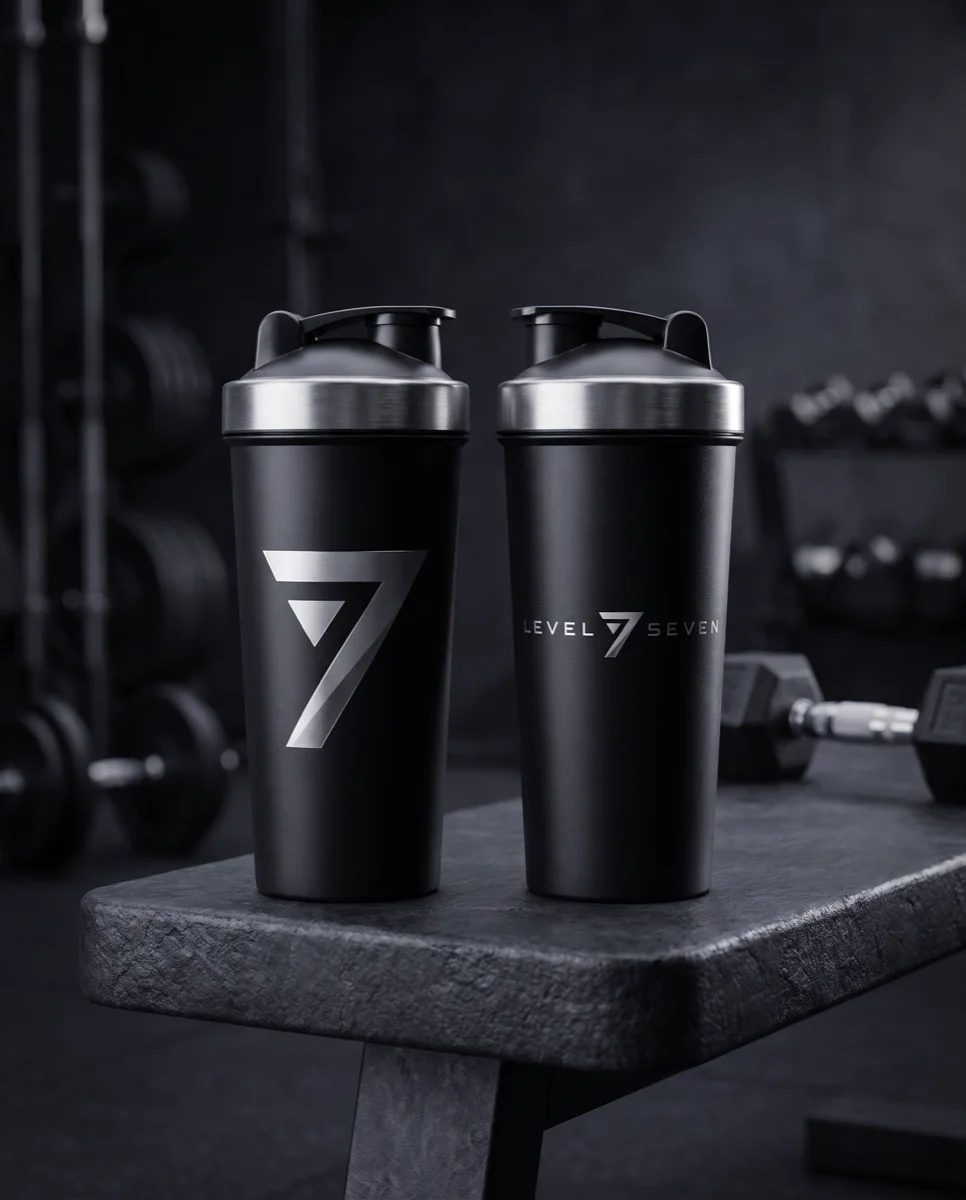 Level 7 branded shakers